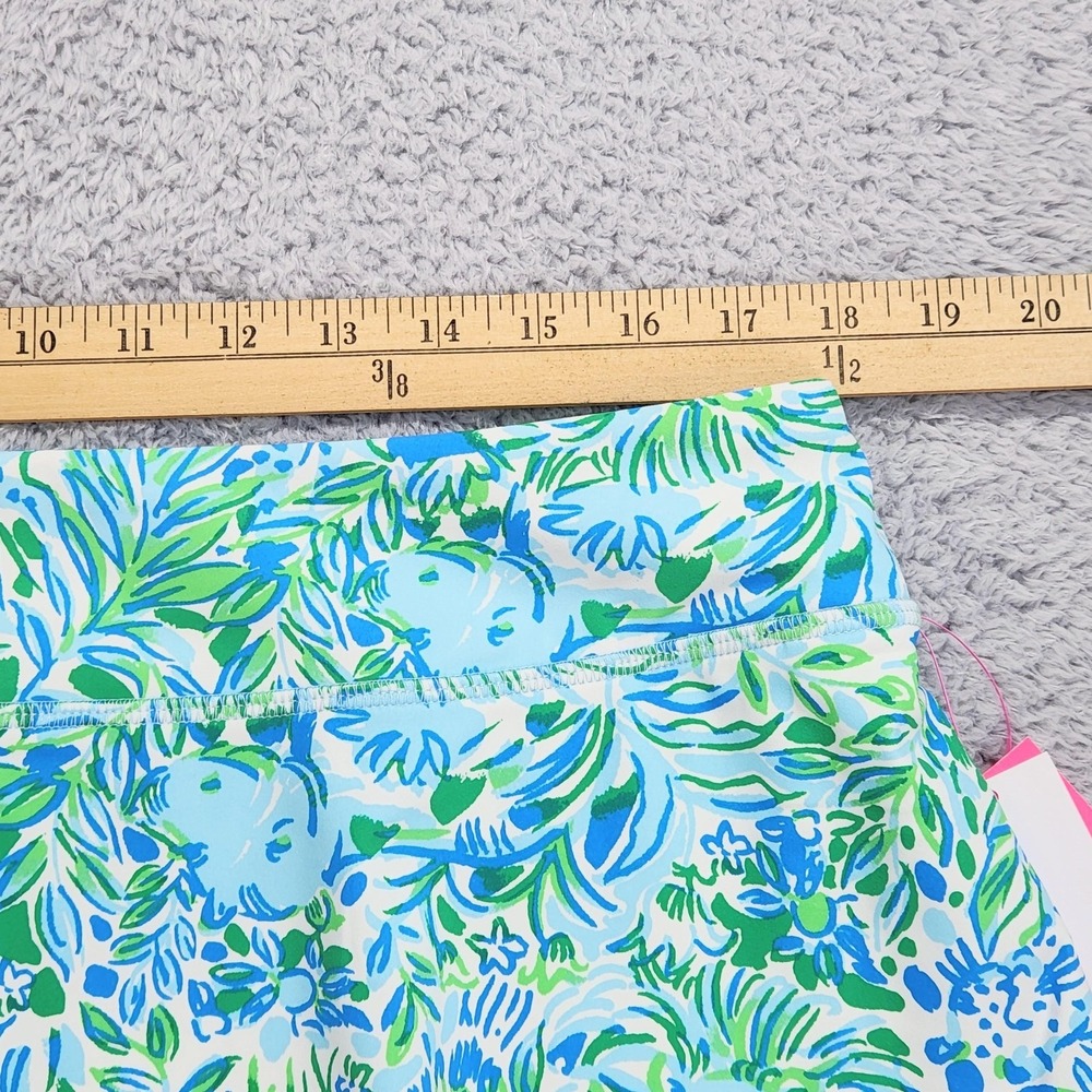 Lilly Pulitzer Luxletic Aila Skort Womens XL Blue Dandy Lions Golf UPF 50+ NEW - Picture 9 of 14